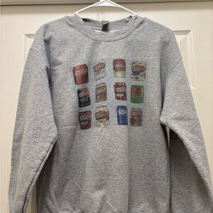 Amazon Gray Sweatshirt with Pop Art Design